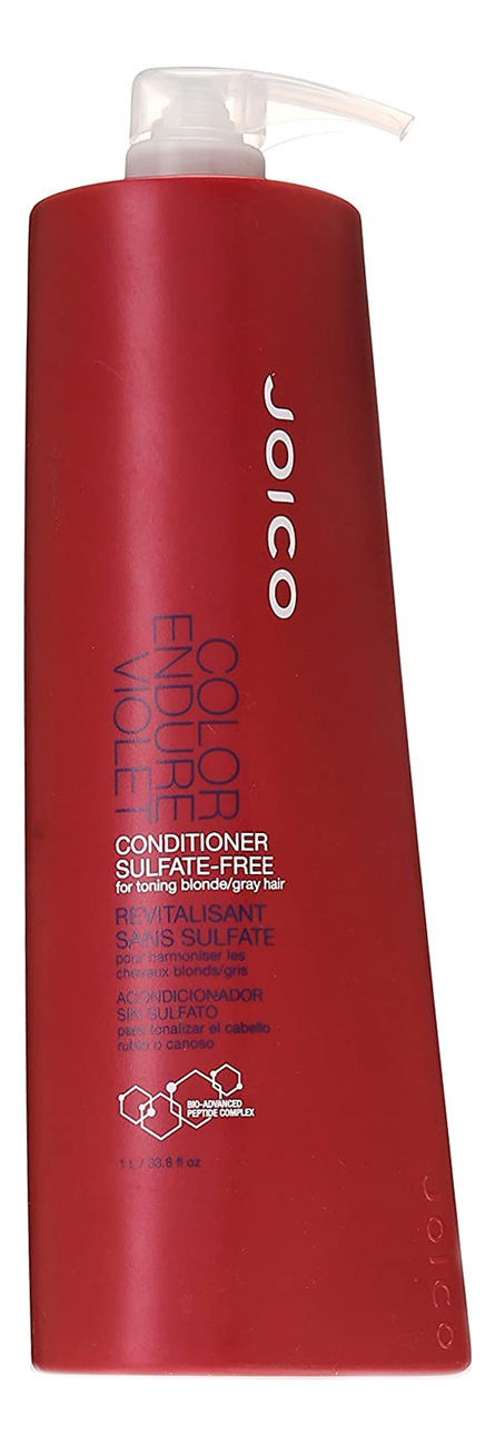 Корректирующий кондиционер для осветленных и седых волос Color Endure Violet Conditioner: Кондиционер 1000мл корректирующий кондиционер для осветленных и седых волос blondeshell debrass