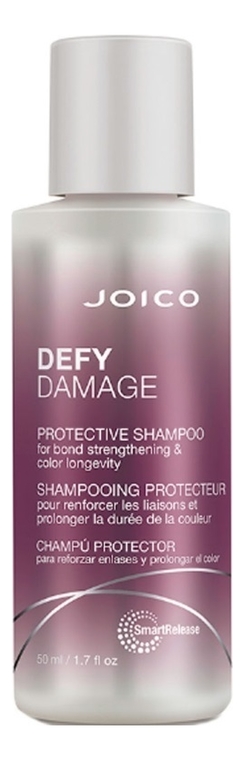 

Шампунь для стойкости цвета волос Defy Damage Protective: Шампунь 50мл, Шампунь для стойкости цвета волос Defy Damage Protective