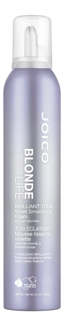 Тонирующая крем-пена для волос с разглаживающим эффектом Blonde Life Brilliant Tone Violet Smoothing Foam: Крем-пена 200мл