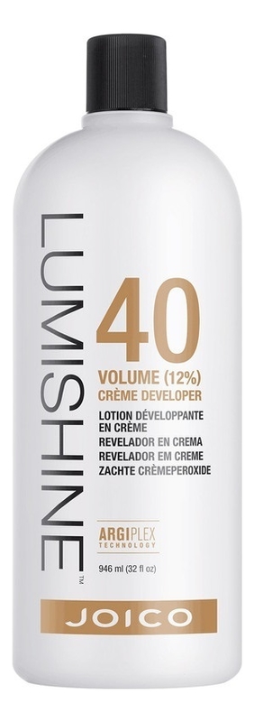 

Окислитель для краски Creme Lumishine Developer 946мл: Окислитель 12%, Окислитель для краски Creme Lumishine Developer 946мл
