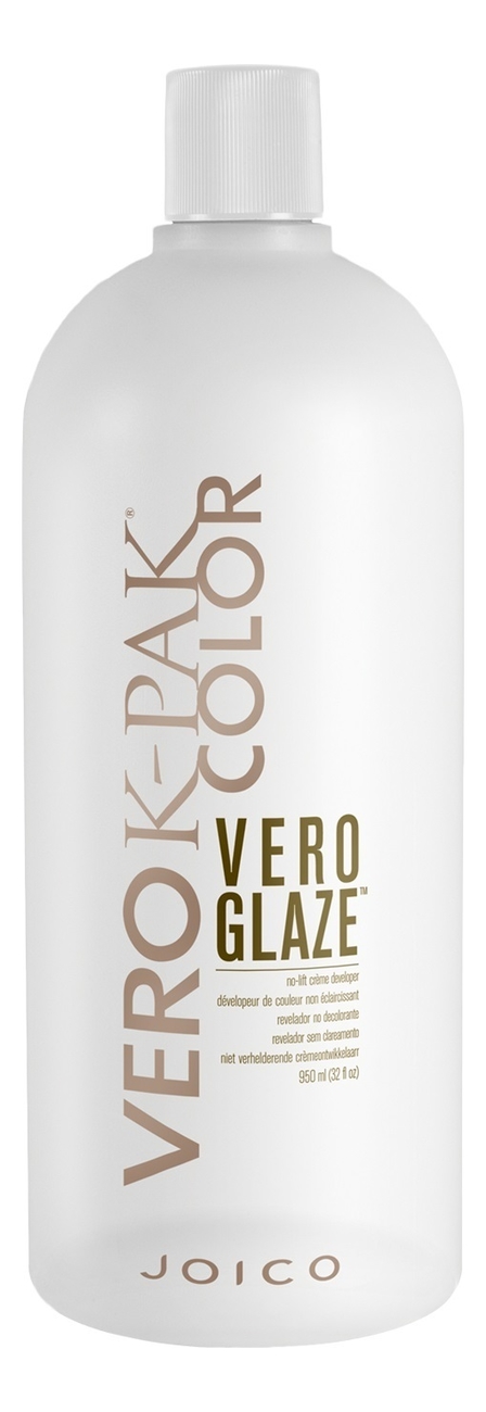 

Кремообразный не осветляющий окислитель для краски Vero K-Pak VeroGlaze No-Lift Creme Developer 950мл