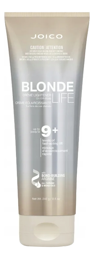 

Осветляющий крем для создания чистого бриллиантового блонда Blonde Life Creme Lightener 9+ 240мл