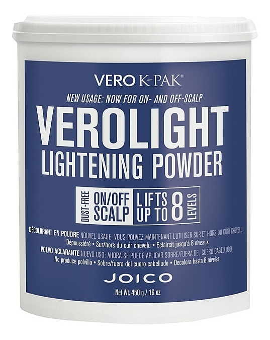 Осветляющая не пылящая пудра для волос Vero K-Pak Verolight Dust-Free Lightening Powder 450г