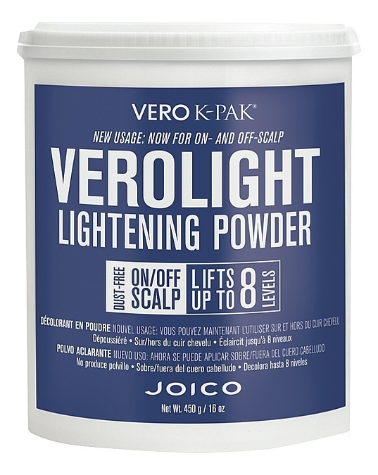 

Осветляющая не пылящая пудра для волос Vero K-Pak Verolight Dust-Free Lightening Powder 450г
