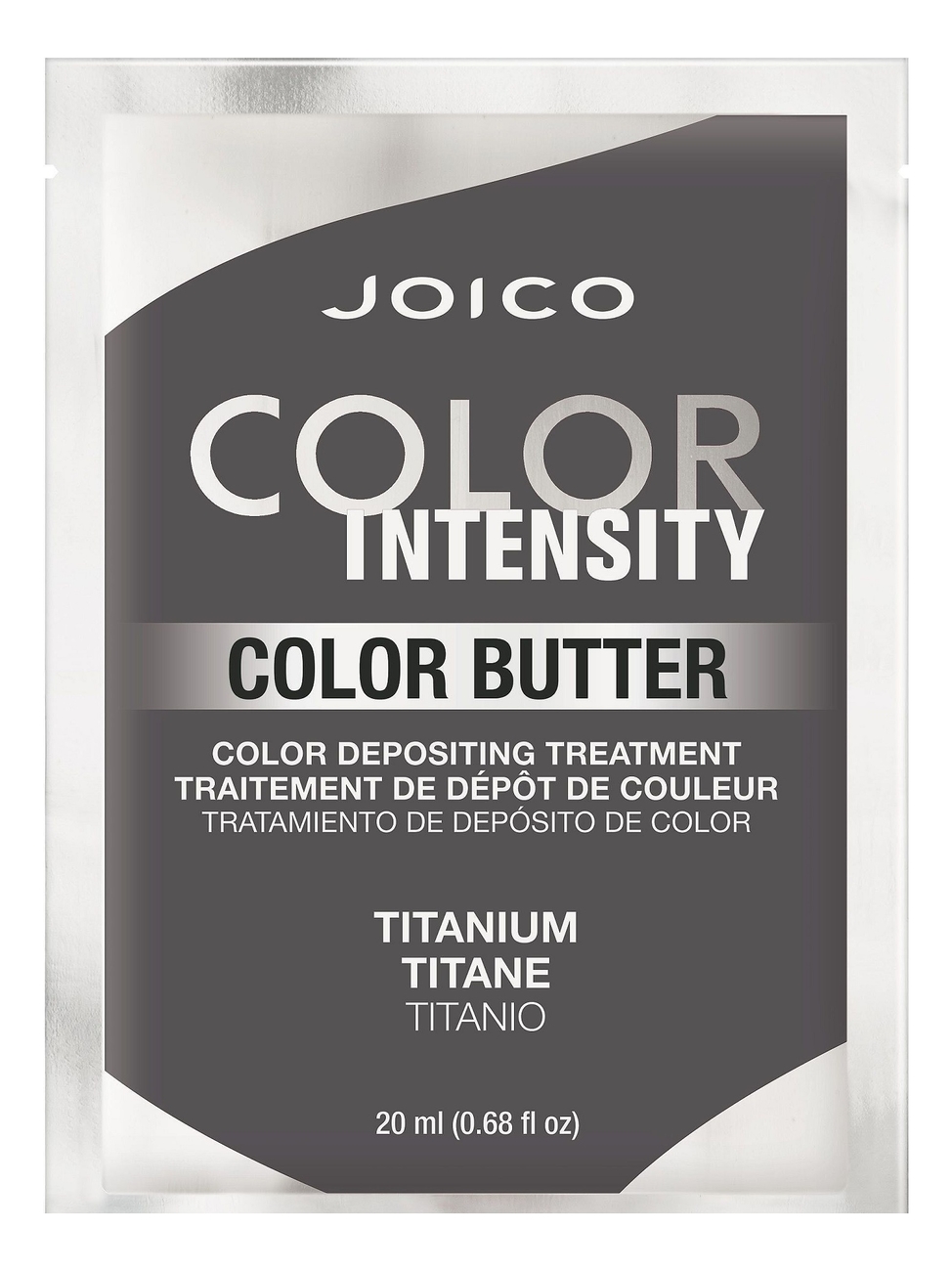 Тонирующая маска для волос Color Intensity Butter 20мл: Titanium