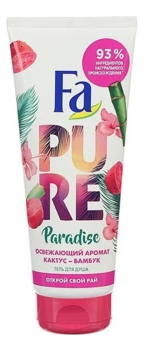 

Гель для душа Кактус и бамбук Pure Paradise 200мл