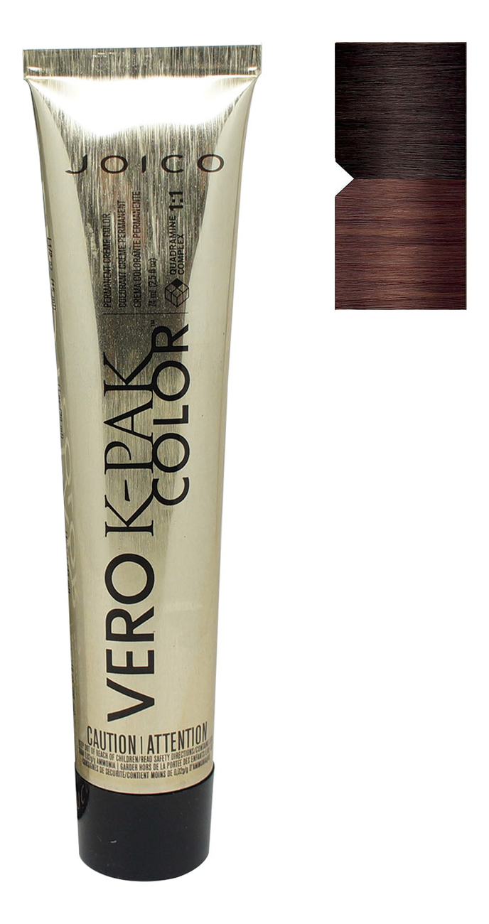 

Перманентная крем-краска для волос с защитой от старения Vero K-Pak Color Age Defy 74мл: 5BCR+ средний шатен бежево-медно-красный, Перманентная крем-краска для волос с защитой от старения Vero K-Pak Color Age Defy 74мл