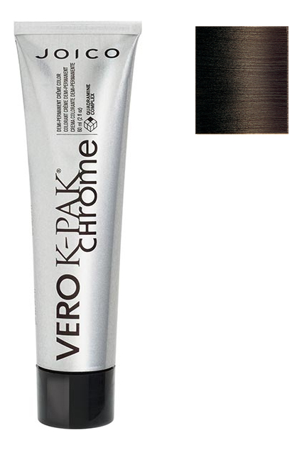

Полуперманентная крем-краска для волос Vero K-Pak Chrome 60мл: N4 кофейное зерно, Полуперманентная крем-краска для волос Vero K-Pak Chrome 60мл