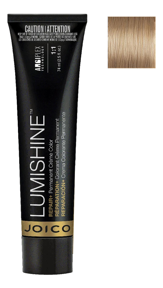 

Перманентная крем-краска для волос Lumishine Permanent Creme Color 74мл: 10NWB Очень светлый блондин натуральный теплый бежевый, Перманентная крем-краска для волос Lumishine Permanent Creme Color 74мл