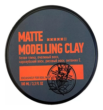 Protokeratin Моделирующая матовая глина для укладки волос сильной фиксации Matte Modelling Clay 100мл
