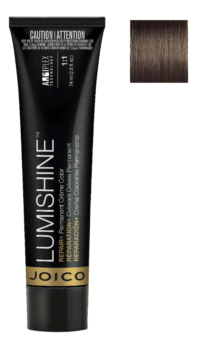 

Перманентная крем-краска для волос Lumishine Permanent Creme Color 74мл: 7BA Средний блондин интенсивно пепельный, Перманентная крем-краска для волос Lumishine Permanent Creme Color 74мл