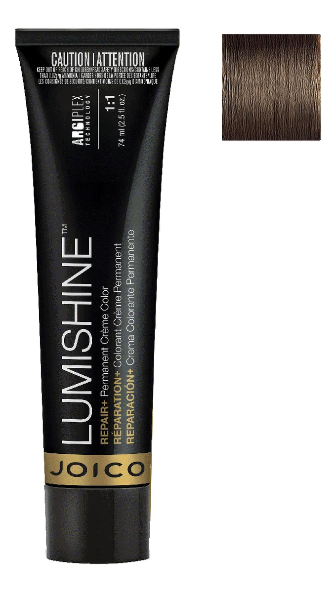 

Перманентная крем-краска для волос Lumishine Permanent Creme Color 74мл: 7N Средний блондин натуральный, Перманентная крем-краска для волос Lumishine Permanent Creme Color 74мл