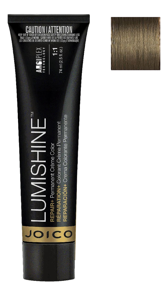 

Перманентная крем-краска для волос Lumishine Permanent Creme Color 74мл: 7NC Средний блондин натурально-медный, Перманентная крем-краска для волос Lumishine Permanent Creme Color 74мл