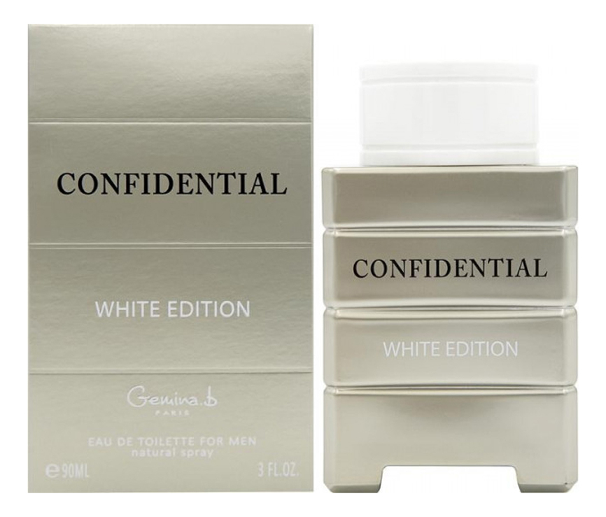 

Confidential White Edition: туалетная вода 90мл, Confidential White Edition