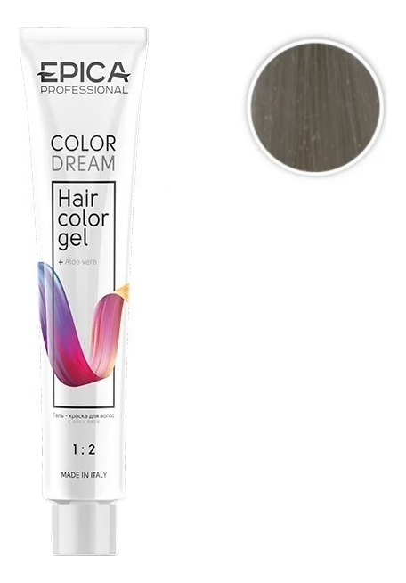 

Гель-краска для волос Color Dream 100мл: 10.18 Светлый блондин пепельно-жемчужный, Гель-краска для волос Color Dream 100мл