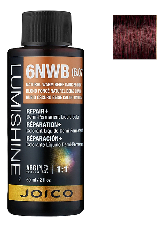 

Демиперманентная премиксованная крем-краска для волос Lumishine Demi-Permanent Liquid Color 60мл: 4NWB Средне-коричневый натуральный теплый бежевый, Демиперманентная премиксованная крем-краска для волос Lumishine Demi-Permanent Liquid Color 60мл