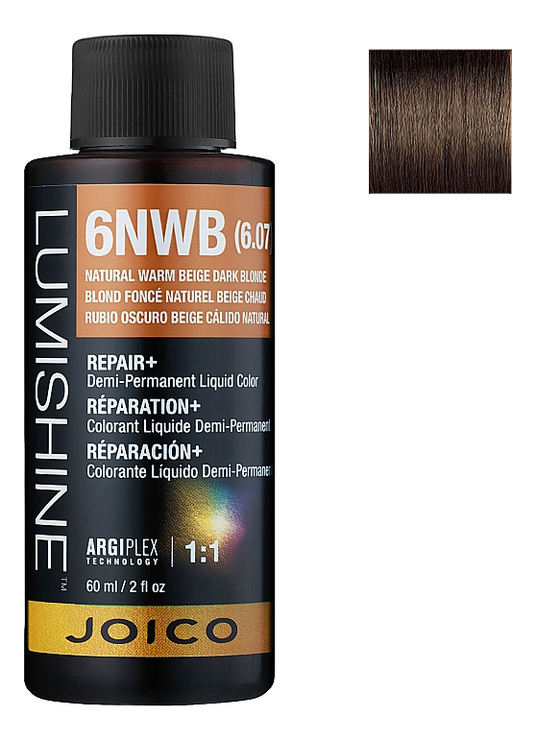 

Демиперманентная премиксованная крем-краска для волос Lumishine Demi-Permanent Liquid Color 60мл: 5N Светло-коричневый натуральный, Демиперманентная премиксованная крем-краска для волос Lumishine Demi-Permanent Liquid Color 60мл