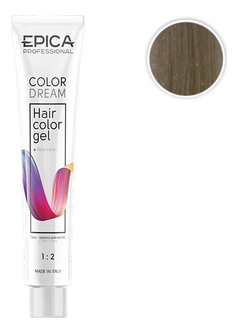 

Гель-краска для волос Color Dream 100мл: 10.71 Светлый блондин шоколадно-пепельный, Гель-краска для волос Color Dream 100мл
