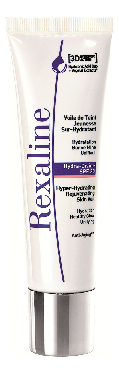 

Суперувлажняющий омолаживающий тональный крем для лица 3D Hydra Divine Hyper-Hydrating Rejuvenating Skin Veil SPF20 30мл