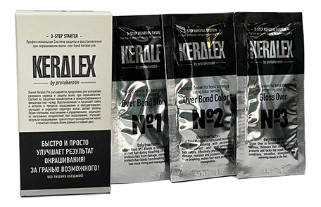 

Набор-саше для волос Over Bond Keralex Pro (концентрат-защита No1 5мл + концентрат-защита No2 10мл + концентрат-фиксатор No3 2*15мл)
