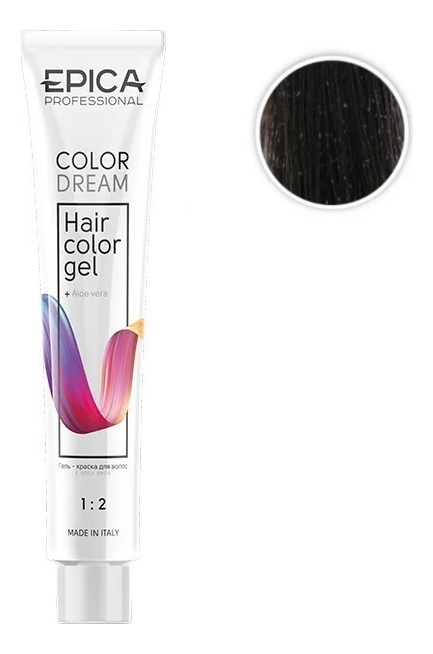 

Гель-краска для волос Color Dream 100мл: 5.18 Светлый шатен пепельно-жемчужный, Гель-краска для волос Color Dream 100мл