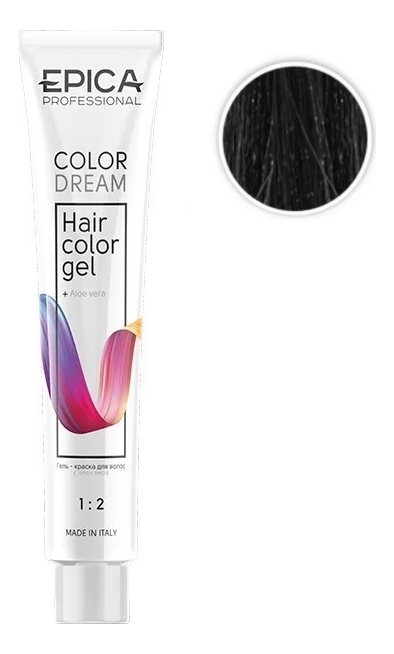 Купить Гель-краска для волос Color Dream 100мл: 6.11 Темно-русый пепельный интенсивный, Epica Professional