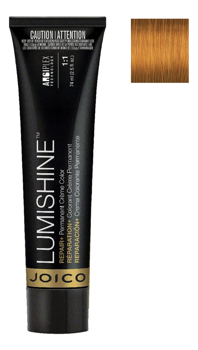 

Перманентная крем-краска для волос Lumishine Permanent Creme Color 74мл: INCG Усилитель медно-золотистый, Перманентная крем-краска для волос Lumishine Permanent Creme Color 74мл