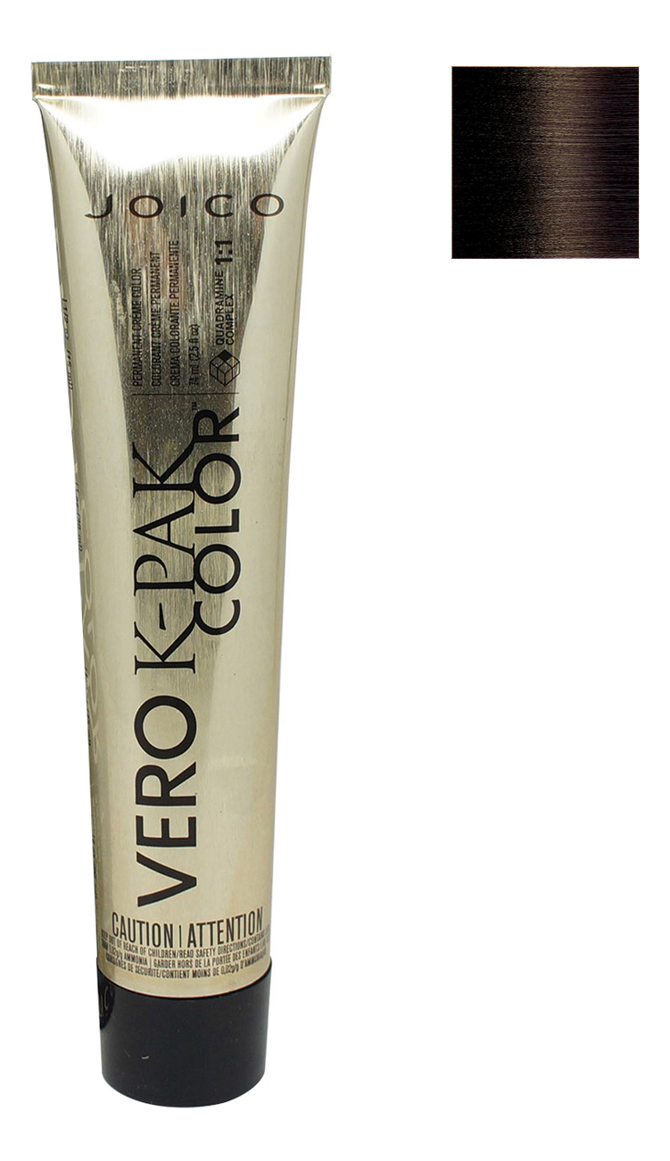 

Перманентная крем-краска для волос Vero K-Pak Color 74мл: 3N натурально-коричневый натуральный, Перманентная крем-краска для волос Vero K-Pak Color 74мл