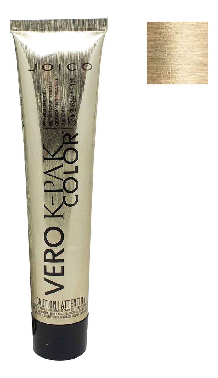

Перманентная крем-краска для волос Vero K-Pak Color 74мл: 10G очень светлый блондин золотистый, Перманентная крем-краска для волос Vero K-Pak Color 74мл