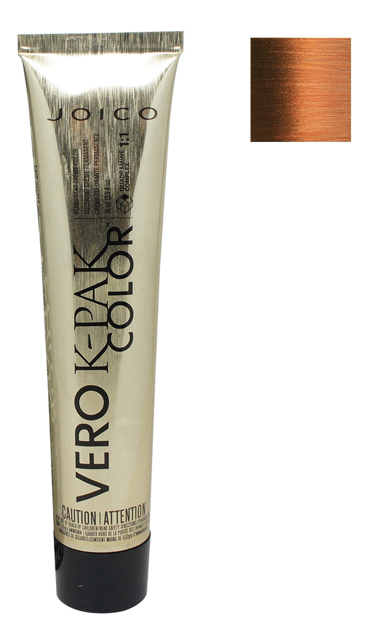 

Перманентная крем-краска для волос Vero K-Pak Color 74мл: 8RG средний блондин средний красно-золотистый, Перманентная крем-краска для волос Vero K-Pak Color 74мл