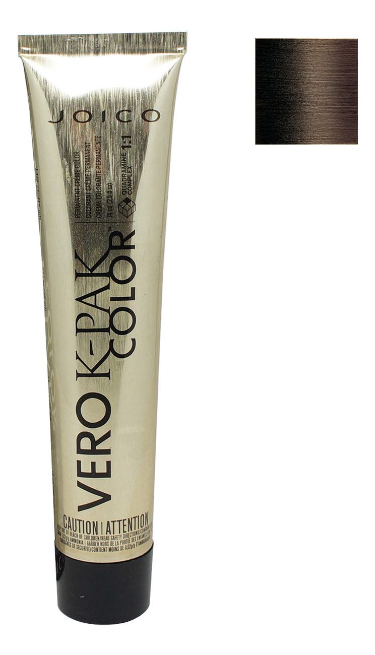 

Перманентная крем-краска для волос Vero K-Pak Color 74мл: 5N средний шатен натуральный, Перманентная крем-краска для волос Vero K-Pak Color 74мл