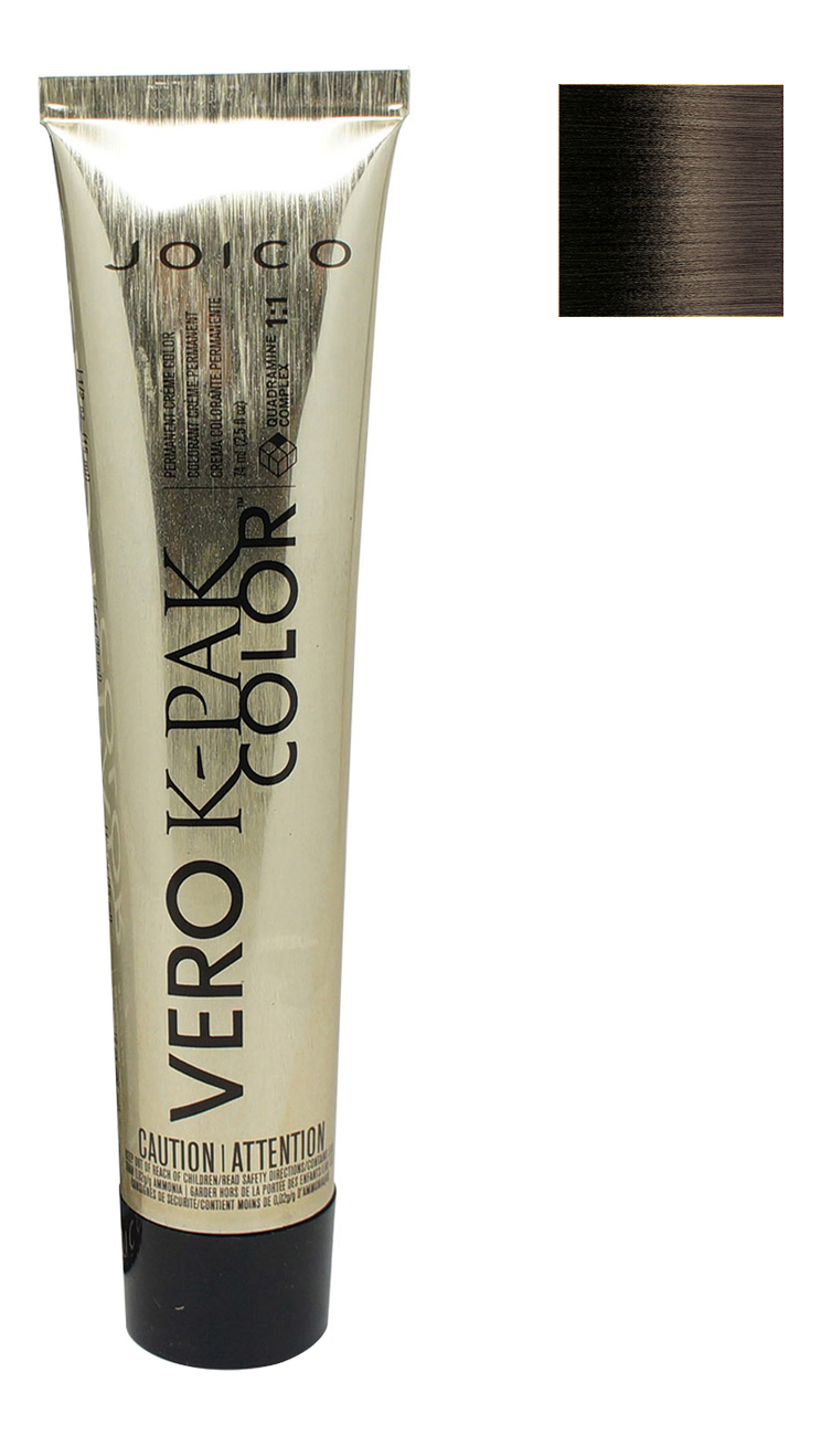 

Перманентная крем-краска для волос Vero K-Pak Color 74мл: 5A средний шатен пепельный, Перманентная крем-краска для волос Vero K-Pak Color 74мл