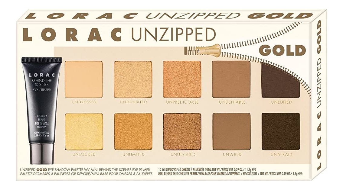 

Набор (палетка теней Unzipped Gold Eyeshadow Palette 11,2г + праймер для век Behind The Scenes Eye Primer 5,5мл)