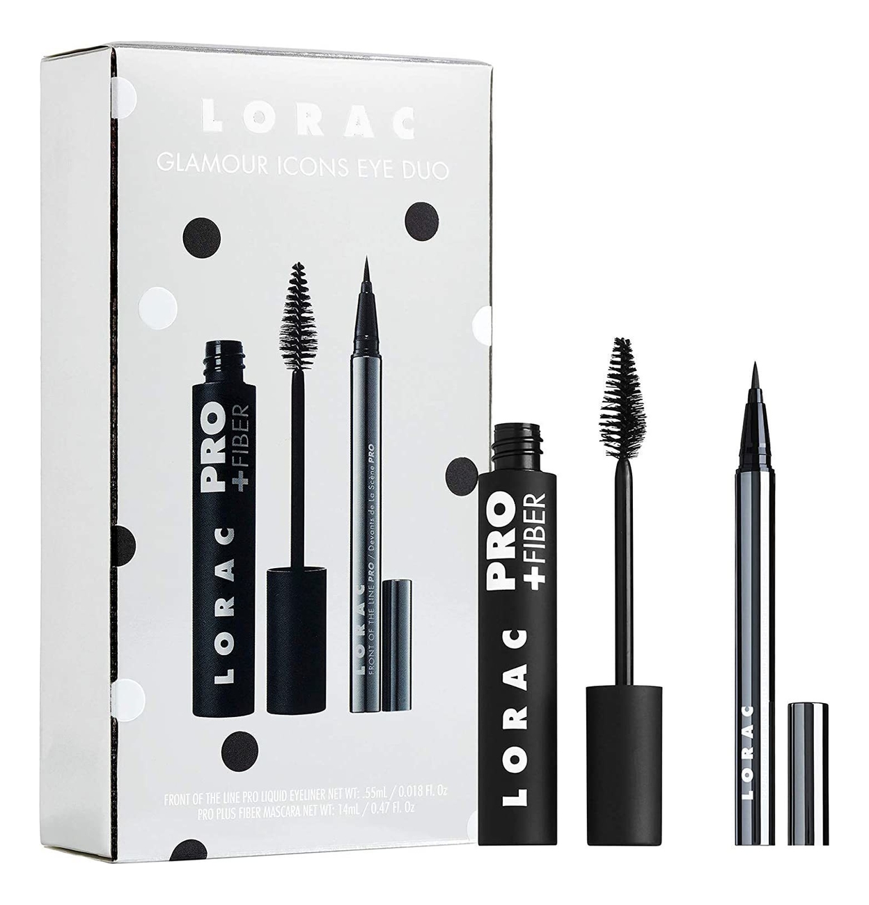 Набор Glamour Icons Eye Duo (тушь для ресниц PRO Plus Fiber Mascara + подводка для век PRO Liquid Eyeliner)