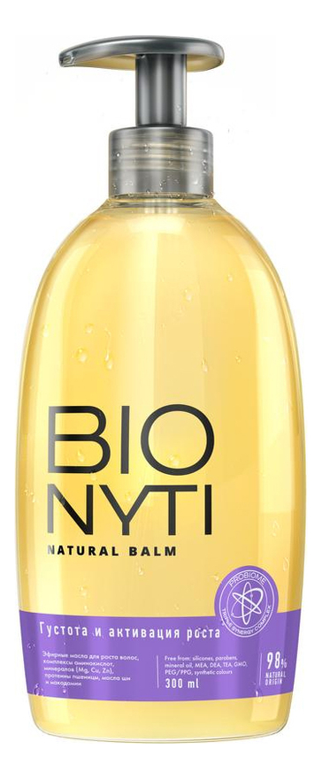 

Бальзам для волос Густота и активация роста Bionyti Natural Balm 300мл