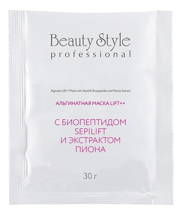 

Альгинатная маска для лица Lift++ с биопептидом Sepilift и экстрактом пиона Alginate Lifting Mask 30г