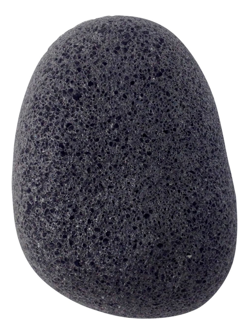 Спонж конняку с углем Your Konjac Sponge Charcoal воздушный спонж конняку с односторонней люфой для тела с бамбуковым углем beauty bar body konjac sponge bamboo choracal and luffah 1 шт