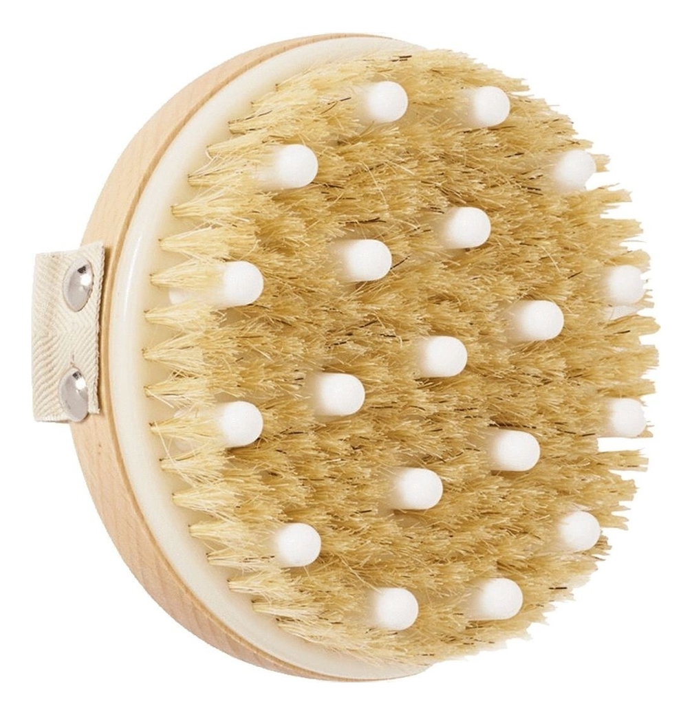 Массажная щетка для тела с основой из дерева Daily Detox Massage Brush