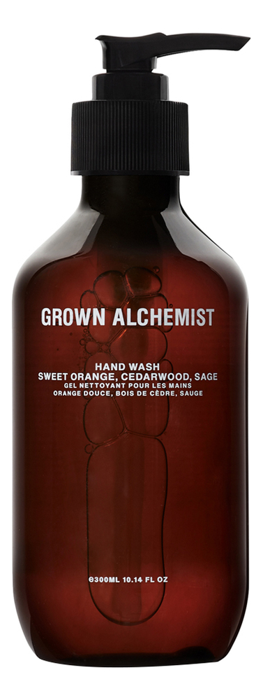 Купить Жидкое мыло для рук Апельсин, кедр и шалфей Hand Wash Sweet Orange, Cedarwood & Sage: Мыло 300мл, Cedarwood & Sage, Grown Alchemist