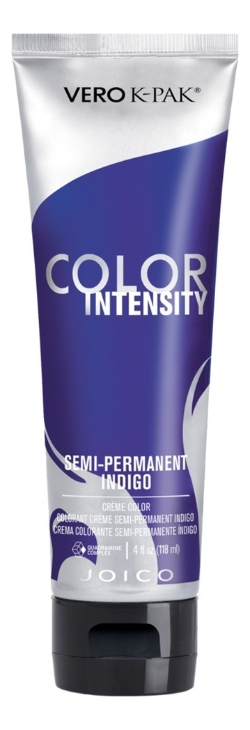 Оттеночный краситель для волос прямого действия Color Intensity Semi-Permanent Creme Cobalt 118мл: Indigo