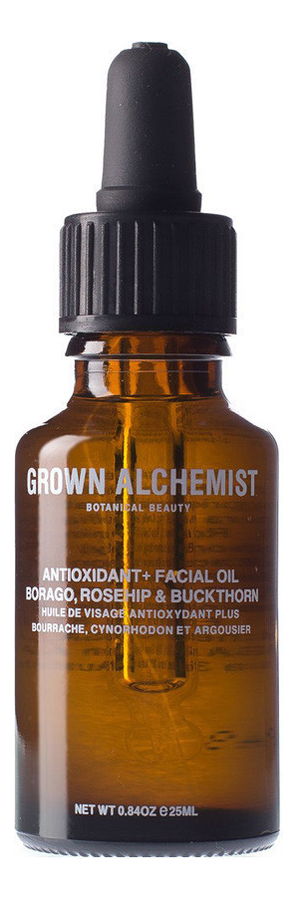 Антиоксидантное масло для лица Бораго, шиповник и крушина Antioxidant+ Facial Oil Borago, Rosehip  Buckthorn 25мл
