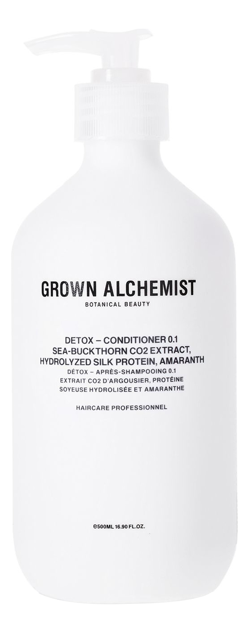 

Детокс кондиционер для волос Detox-Conditioner 0.1: Кондиционер 500мл, Детокс кондиционер для волос Detox-Conditioner 0.1