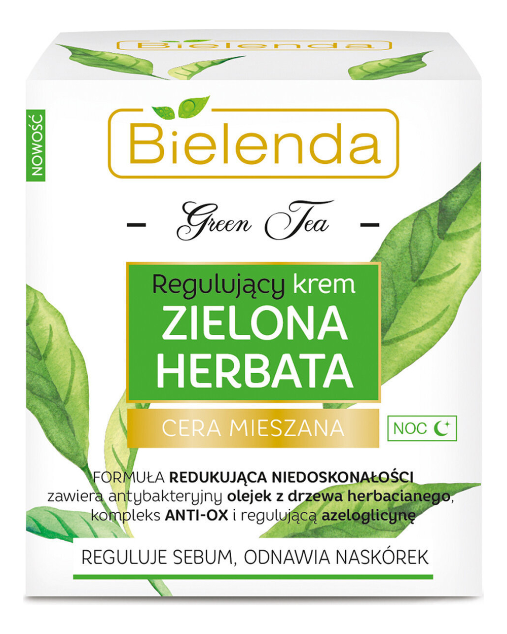 Регулирующий ночной крем для лица Green Tea 50мл