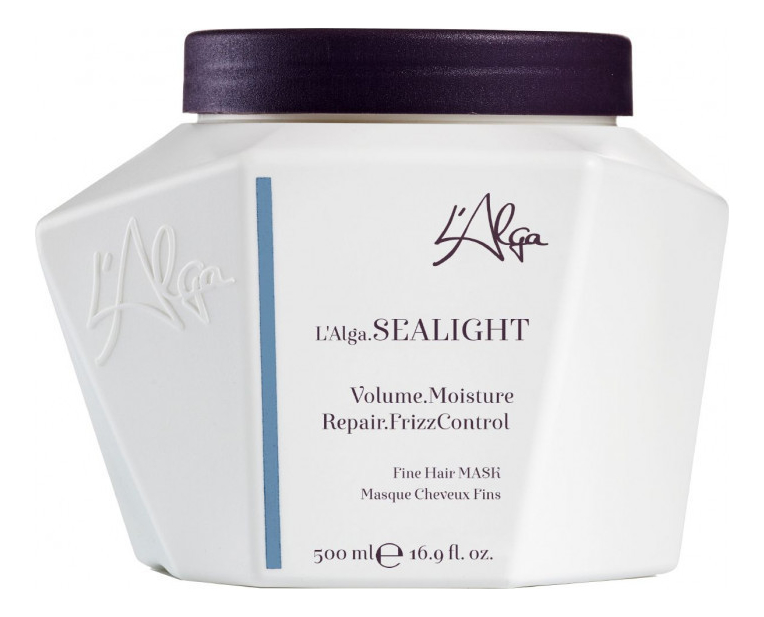 маска для придания объема волосам l alga sealight fine hair mask 100 мл Увлажняющая маска для объема волос Sealight Fine Hair Mask: Маска 500мл