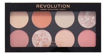 Палетка румян Ultra Blush Palette 12,8г: Golden Desire палетка румян makeup revolution ultra blush palette golden desire 12 8 г