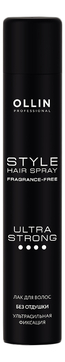 Лак для волос без отдушки Style Ultra Strong Hairspray