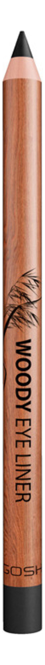 

Карандаш для глаз Woody Eye Liner 1,1г: 001 Ebony Black, Карандаш для глаз Woody Eye Liner 1,1г