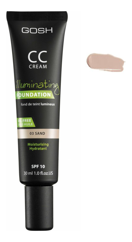 

CC крем для лица Illuminating Foundation SPF10 30мл: No 03, CC крем для лица Illuminating Foundation SPF10 30мл