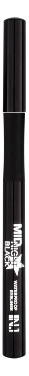 

Водостойкая подводка-фломастер для глаз Midnight Black Waterproof Eyeliner 1мл