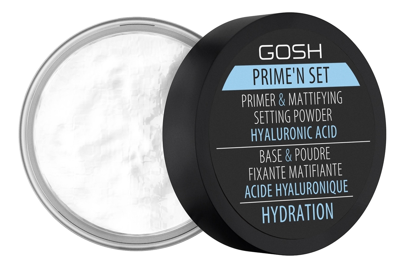 

Рассыпчатая пудра-основа для лица с гиалуроновой кислотой Prime'n Set Primer & Mattifying Setting Powder Hydration 7г